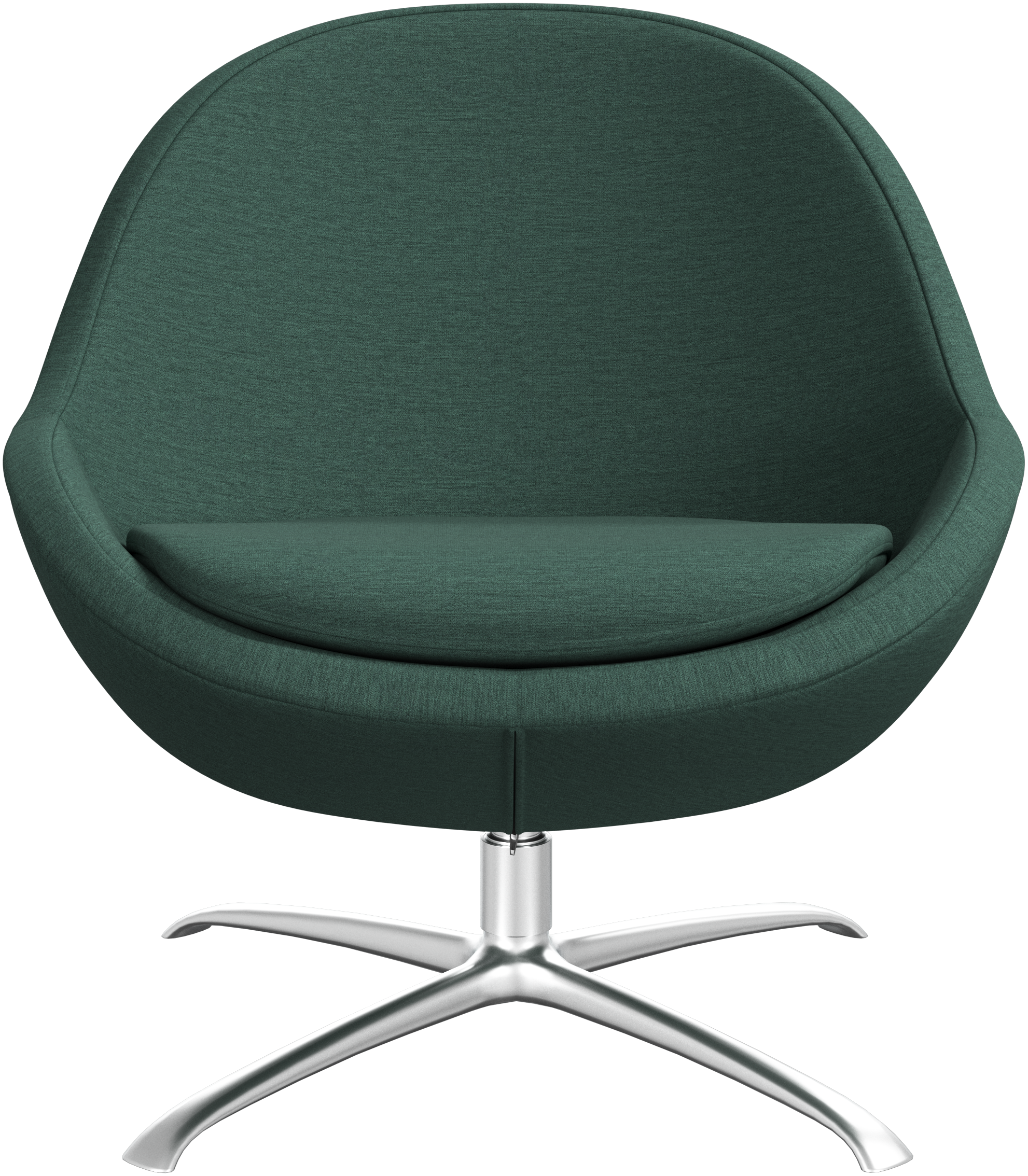 BoConcept Veneto armchair with swivel function - aluminum / beige